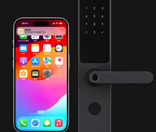 黄梅iPhone维修站分享在iPhone上使用家庭钥匙开启智能门锁 