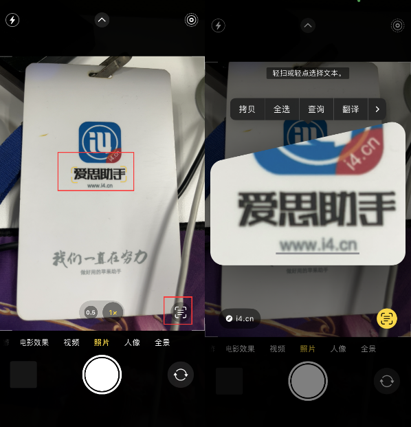黄梅苹果手机维修分享升级iOS 16后如何通过相机翻译文本 