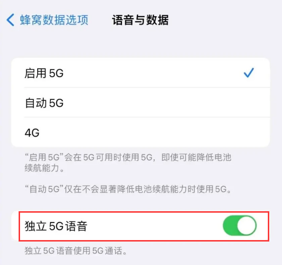 黄梅苹果14维修分享iPhone 14 Pro如何开启VoNR 