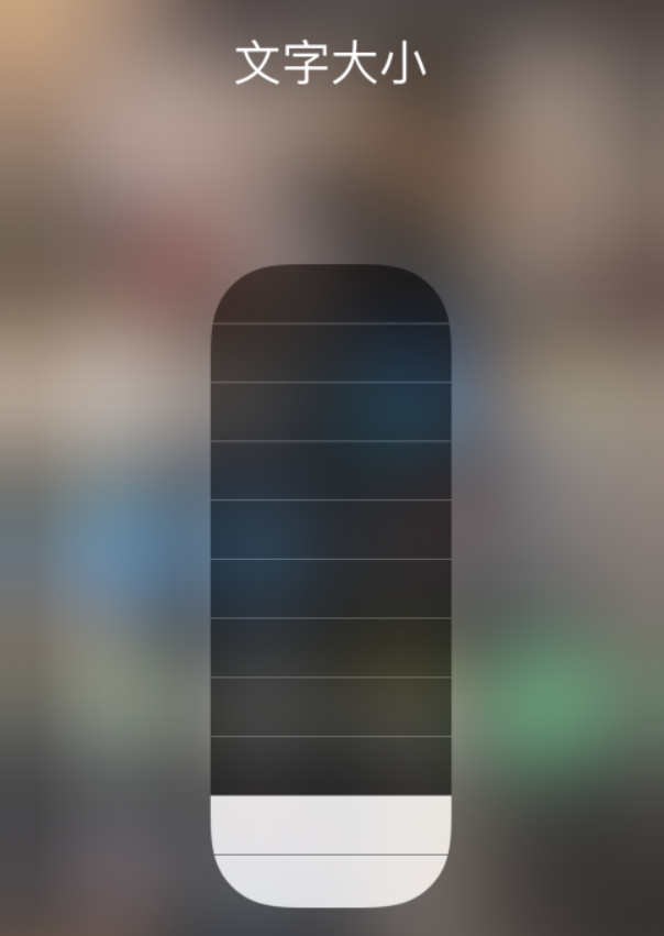 黄梅苹果手机维修分享小技巧：在 iPhone 控制中心快速调节字体大小 