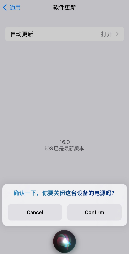 黄梅苹果手机维修分享iOS 16 新功能：呼叫 Siri 即可让 iPhone 关机 