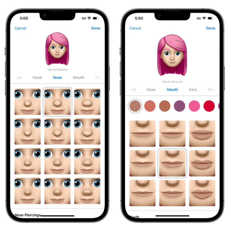 黄梅苹果手机维修分享​iOS 16中的拟我表情有了哪些变化和升级 