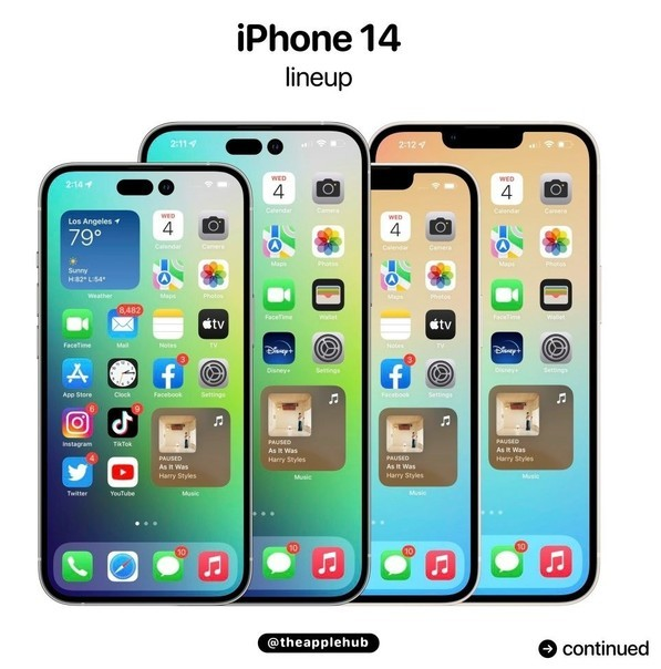 黄梅苹果14维修分享iPhone 14全家福 