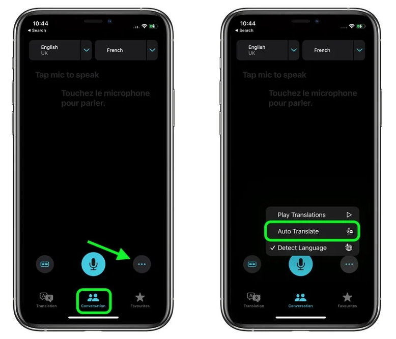 黄梅苹果手机维修分享iOS 15 “翻译” App 新改进 